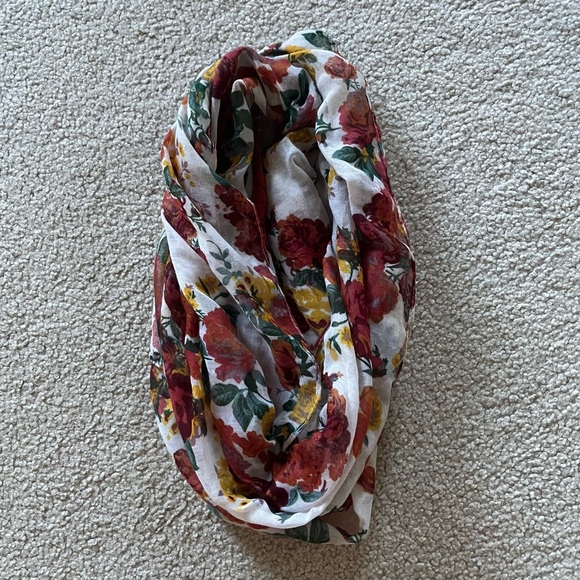 Floral Infinity Scarf - Picture 1 of 5